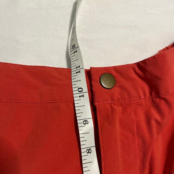 Marine layer 6” casual elastic waist shorts in vibrant red men’s size large - Picture 4 of 8